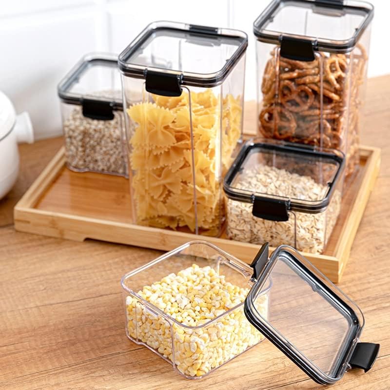 Pbkinkm posuda za čuvanje hrane plastična kuhinjska frižider kutija za testeninu tegla za čuvanje sa više zrna