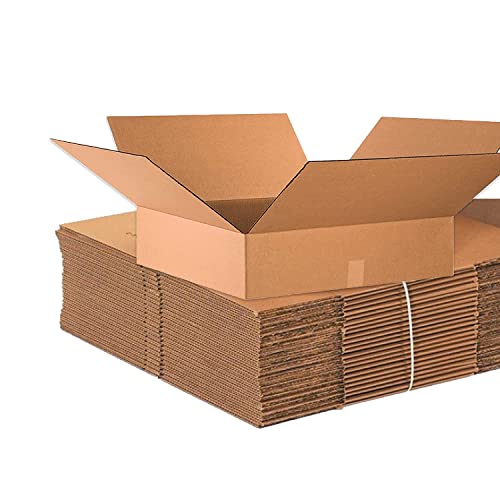 BOX USA 24X24X6 ravne valovite kutije, ravne, 24L x 24W x 6H, pakovanje od 10 komada | dostava, Pakovanje,
