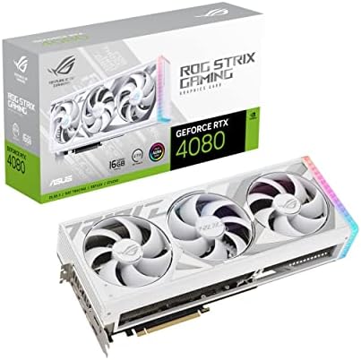 Asus Rog Strix GeForce RTX® 4080 OC Edition Gaming Graphics Card White