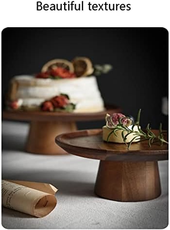 Stalak za torte od drveta Acacia wood Base deserti serviranje pladnja peciva Decor stalak za hranu za zabave, vjenčanja, restorane