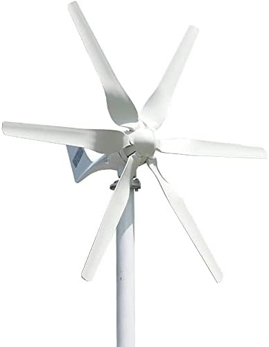 800W 12v 24v 48V vjetroturbina sa 6 lopatica kontroler mali horizontalni Vjetrenjač Generator Vjetrenjača