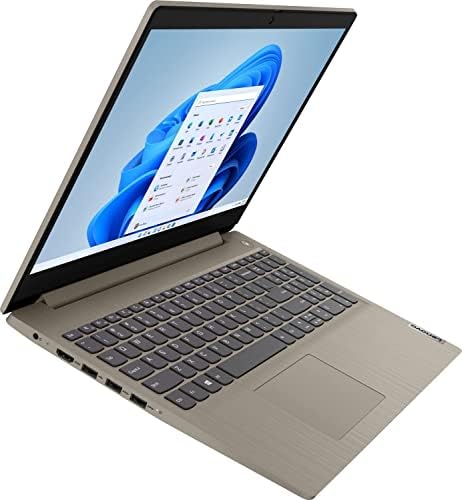 Lenovo 2022 najnoviji Ideapad 3 Laptop, 15.6 HD ekran osetljiv na dodir, 11th Gen Intel Core i3-1115g4 procesor, 8GB DDR4 RAM, 256GB PCIe NVMe SSD, HDMI, Web kamera, Wi-Fi 5, Bluetooth, Windows 11 Početna, badem