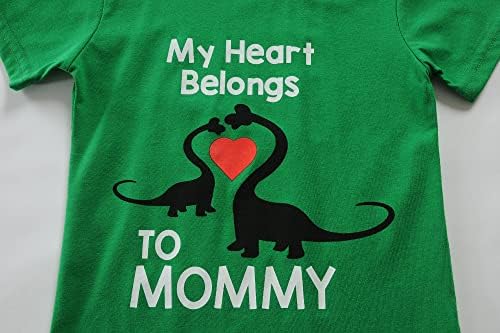 Majčina dnevna košulja za dečake dečki dečji dečji majica Moje srce pripada mamskim tinama