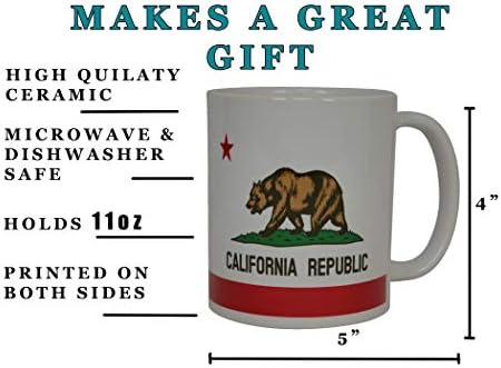 Rogue River Tactical najbolja šolja za kafu kalifornijska državna zastava Novelty Cup odlična ideja
