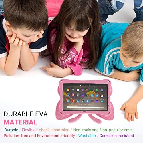 JGY FIRE HD 8 Dečiji tablet 10. Gen 2020 2022 Prilično leptir za decu Girl Eva Foam Full Cover FIRE HD 8
