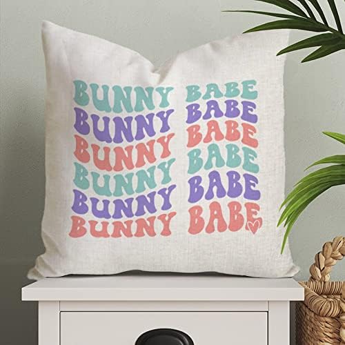 Bunny Babe babs jastučni poklopac šareno zečje jastuk za kunić Dict Clips Clowers Custus Poklopac