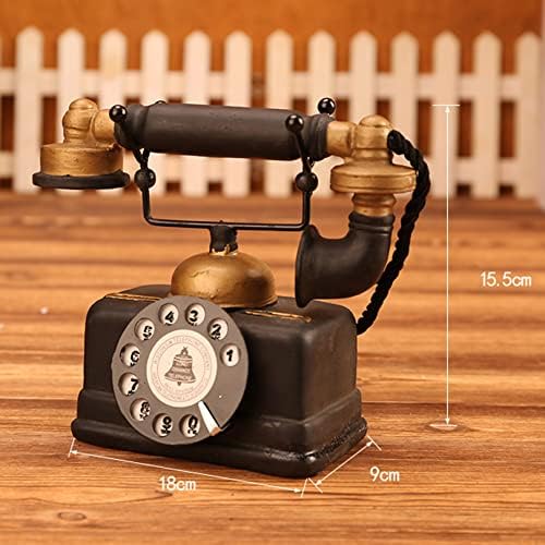 Dekorativni telefoni Vintage fiksni telefon, model Telefonski zidni dekor, klasični stari modni