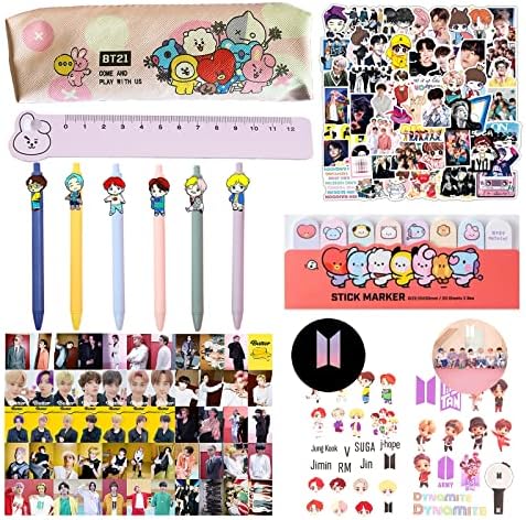 SportsLiking BTS roba BTS pokloni uključujući naljepnice za olovke za olovke naljepnice za ljepljive bilješke