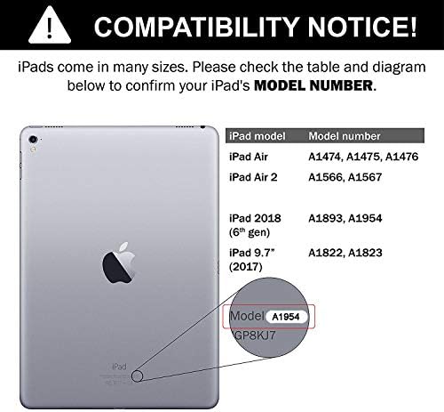 iPad 9.7 2018. 2017., Apple iPad Air 1 / Air 2 Poklopac, Uliking Smart Folio Stand PU kožna