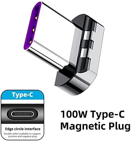 Boxwave adapter kompatibilan sa Acer Conceptd 5 - magnetosnap PD adapter, magnetski PD kut punjenje uređaja za punjenje Upravljač uređaja - Metalno srebro