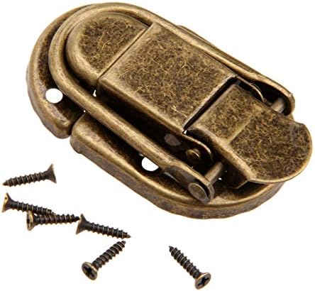Dekorativna brava sa kopčom 1pc 60x34mm Vintage Lock Antikni brončani HASP nakit kutija Box Box kofer Kućišta