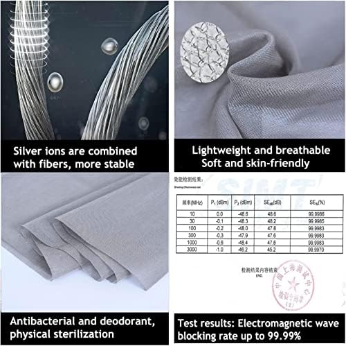 Silver EMF zaštitna mreža tkanina 5G zaštitna tkanina za zaštitu od zračenja Anti RF zaštita srebrne tkanine