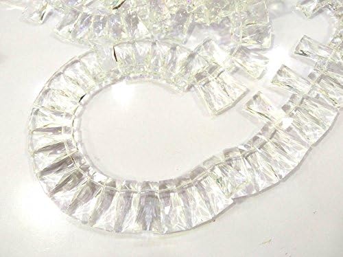 22x35mm T oblik Kristalno licenirani pravokutnik Ablong kristalizirane kristalne staklene perle za nakit izrada privjeske pune strada 16