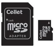 Cellet 2GB MicroSD za Motorola DROID T2 Smartphone prilagođene flash memorije, velike brzine