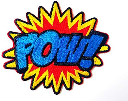 Pow! Abeceda Fun Logo Glačala na izvezenom aplicijskom znaku Sign Patch odeće kostim