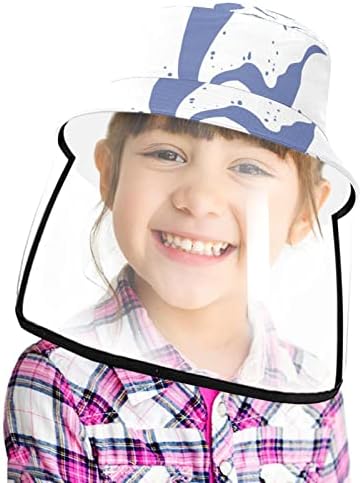 Zaštitni šešir za odrasle sa štitnikom za lice, ribarski šešir protiv sunčeve kape, ljubičasta