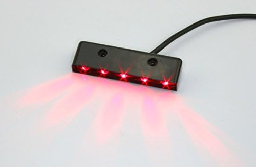 LED Map Light-Velika snaga - 5 LED-crveno LED svjetlo za noge ispod ploče