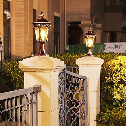 ZJHYXYH Zidni svjetiljka na otvorenom pastoralno stil sunca na vratima Balkon Lamppost farovi zidna svjetiljka