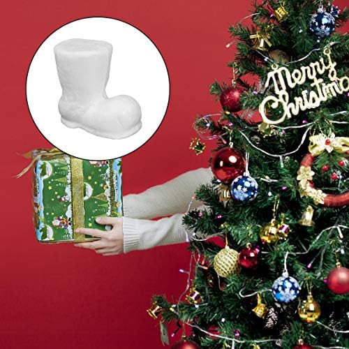 Bestoyard 10pcs Styrofoam Slane božićne čizme polistiren pjena ukras DIY pjena božićna čizma Predškolska