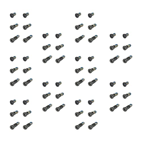 Chengong - Space sivi vijci 60pcs 10 seta donji vijci za dolje Pentaobe P5 923-01095 Zamjena kompatibilna