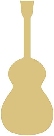 Akustična gitara izrez nedovršeni drveni muzički Instrument vješalica za vrata MDF oblik platna