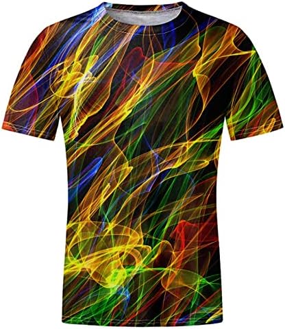 Muški Hipster Hip-Hop Premiun Tees modni Tie-Dyed Print majice muške Grafiti majice grafički