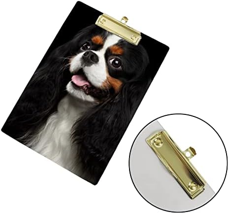 Plastični međuspremnik A4 Letter size kopča niskog profila, slatke Kavalirske ploče za pse King Charles