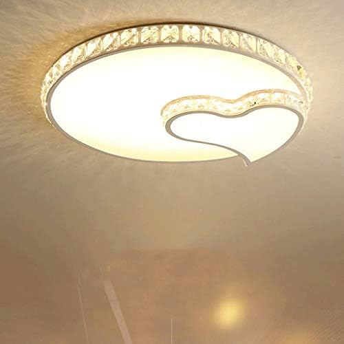 JYDQM Moderna minimalistička svjetla za krupnu svjetlost LED okrugla tanka, atmosferska dnevna svjetiljka, lampica za toplu spavaću sobu