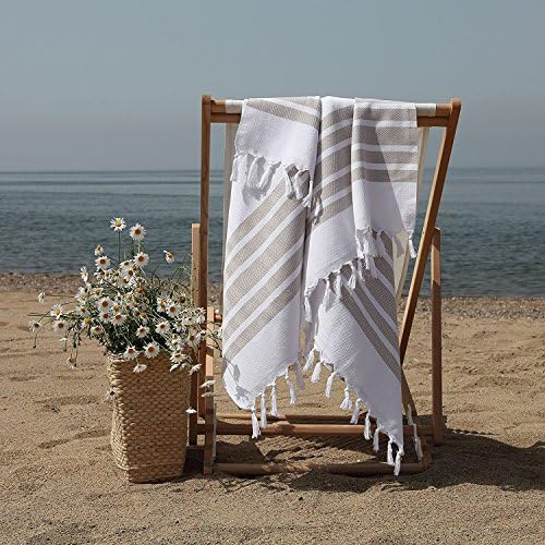 Pakovanje od 4, dizajn hermičke dizajn Peshtemal turski ručnik set od 4, pamučni ručnik za plažu za kupalište