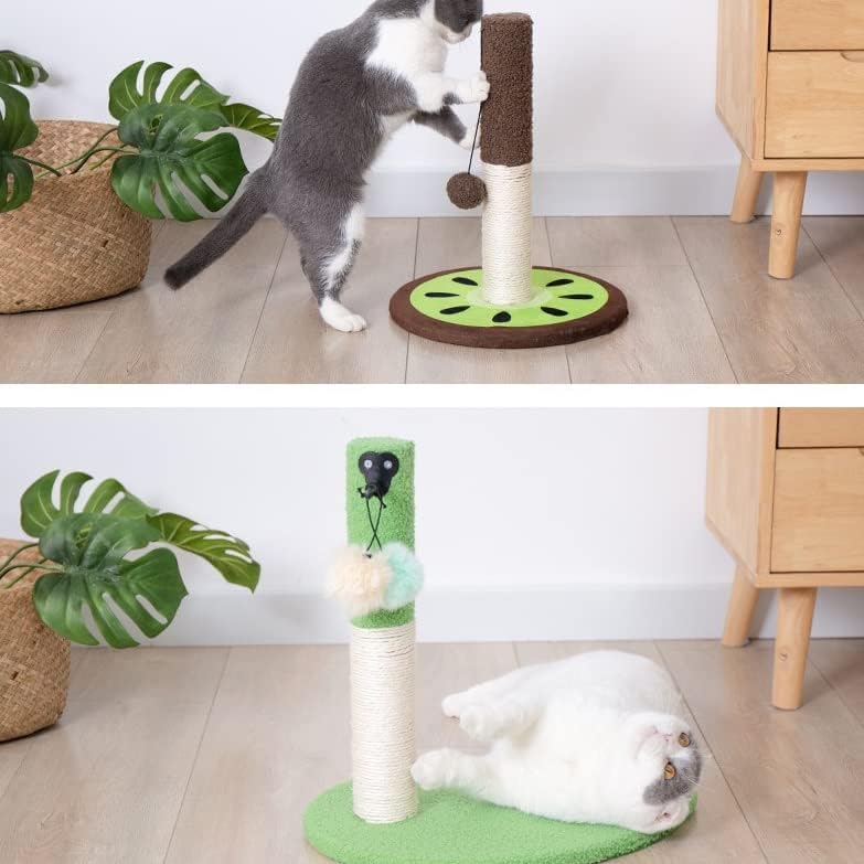 ZYZMH grebanje stuba zabava Sisal stub Scratch Tower vuče loptu skok igračka za igru pet Kitten