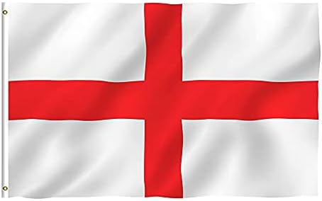 Oštri bijeli ukrasi za jelke elegantan 3ft Fading X boje Engleska je u 90 dokazati cm X zastave