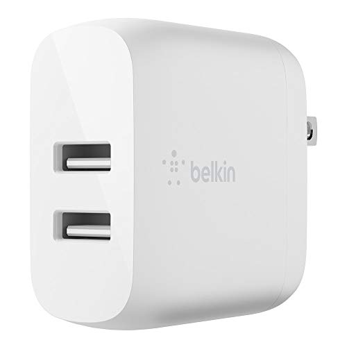 Belkin BoostCharge Pro Flex pleteni USB Tip A za munjeviti kabl & 24W dvostruki Port USB zidni Punjač-iPhone