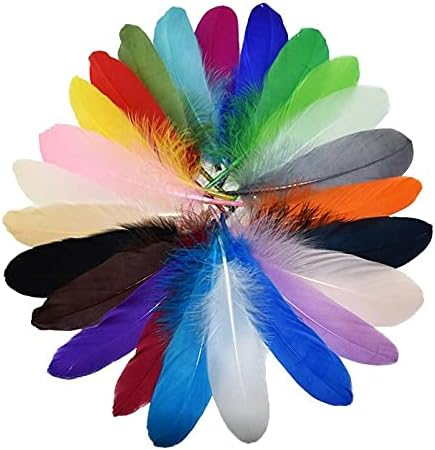 Zamihalaa 10 / 100pcs tvrdi pol guska perje DIY perje za izradu nakita igale vjenčanje dekoracija šešir