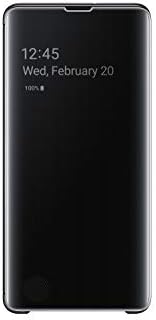 Samsung Galaxy S10 + S-View Flip Case, Crna, Model: EF-ZG975cbegus