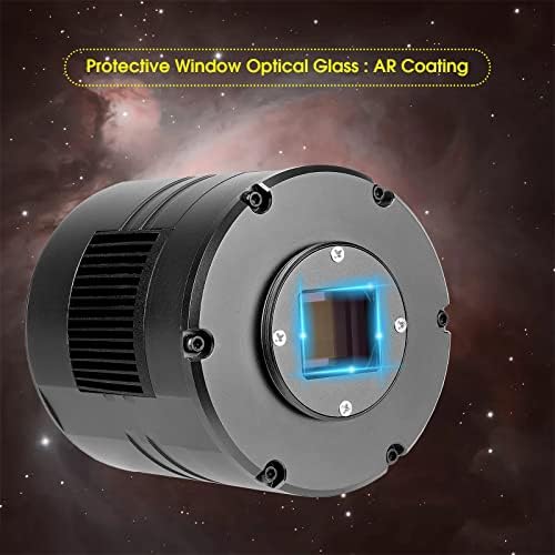 Svbony SV405CC Teleskopska kamera, CMOS fotonomija u boji s USB3.0 AR prevlakom optičkim staklom, 1,25 inča CLS filter, filter za smanjenje zagađenja grada, za duboku svemirsku astrofotografiju