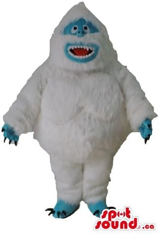 Spotound Marshmallow Yeti White Monster crtani lik Maskot američki kostim