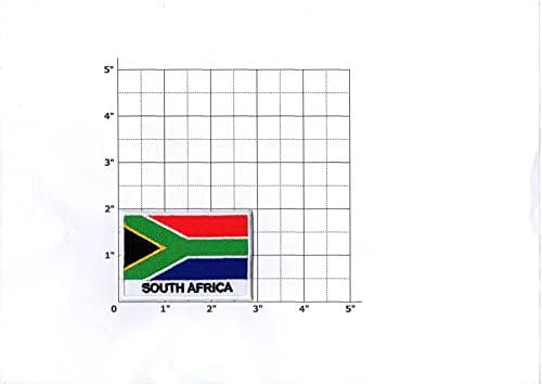 Prvo bilo što južnoafrička zastava zakrpa male željezo na izvezenim za šešir jakne ruksake ruksake ruksaci traperice
