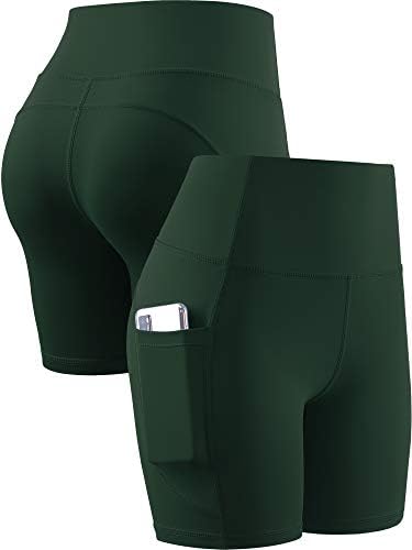 Cadmus High Squist joga kratke hlače za žene goli osjećaj vježbanja trčanja biciklistička kratke hlače