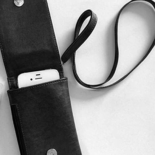 Dekoracija jelena Flower mas životinjski telefon novčanik torbica viseći mobilni torbica crni džep