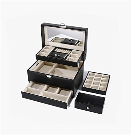 WYFDC troslojna multifunkcionalna kutija za nakit velikog kapaciteta kutija za nakit ogrlice naušnice ručna kutija