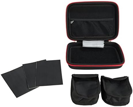 Dijabetički materijal Travel Hard Cover Cube Case Organizer Crni sa sivom oblogom Harlin Vangoddy