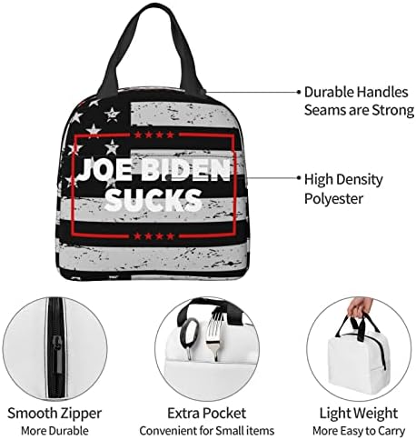 Swpwab Joe Biden sisa prenosna folija za višekratnu izolirana bento vreća za muškarce i žene