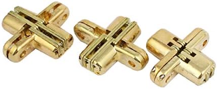 Klizni šarki x-dree ormar sa sklopivim križnim šarkom 42mm Dužina zlatna tona 3pcs (Puerta Corredera de armario