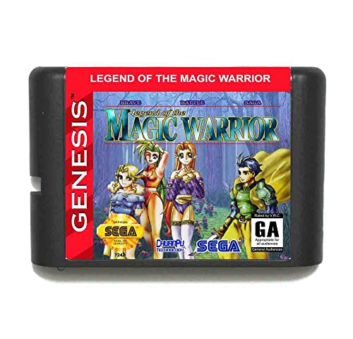 Hrabra bitka Saga Legenda o čarobnoj ratničkoj 16 bitnoj kartici MD-a za Sega Mega Drive za Genesis-NTSC-J