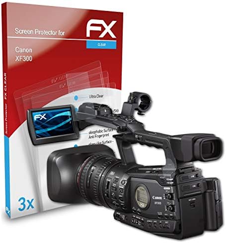 Atfolix Zaštitni film Kompatibilan je s Canon XF300 zaštitnikom zaslona, ​​ultra-bistrog FX zaštitni