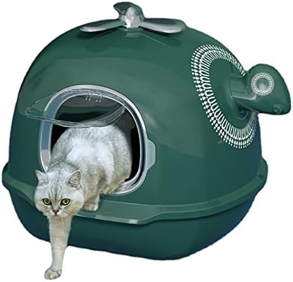 Creative Helicopter Kutija Za Smeće Za Mačke Potpuno Zatvorena Kutija Za Mačke Protiv Prskanja Veliki Toalet
