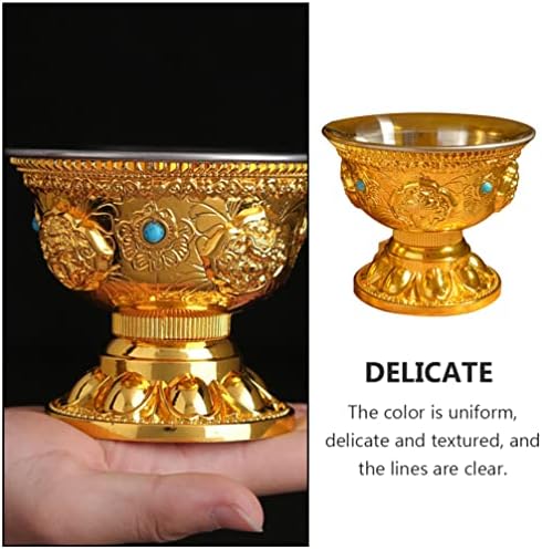UPKOCH home Decor home Decor home Decor starinski Cups 1pc Zlatni hram voda ponuda Cup Buddha Sacrifice