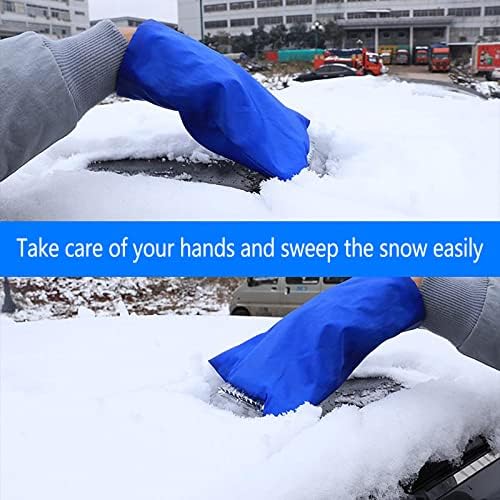 #8w7688 auto vozilo izdržljive tople rukavice strugač za snijeg uklanjanje lopate za led za zimu
