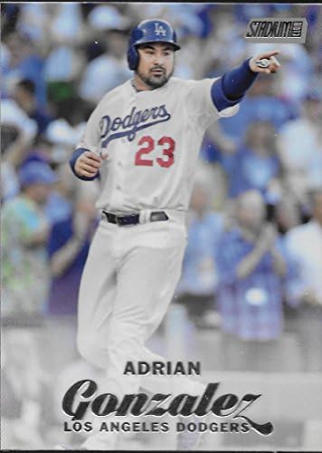 2017 TOPPS Stadium Club # 122 Adrian Gonzalez Los Angeles Dodgers Baseball Card