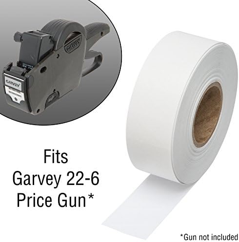 2212 Etikete za bijele cijene za Garvey 22-6 / 22-7 / 22-8 Cijena - 90 Rolls, 110.000 naljepnica